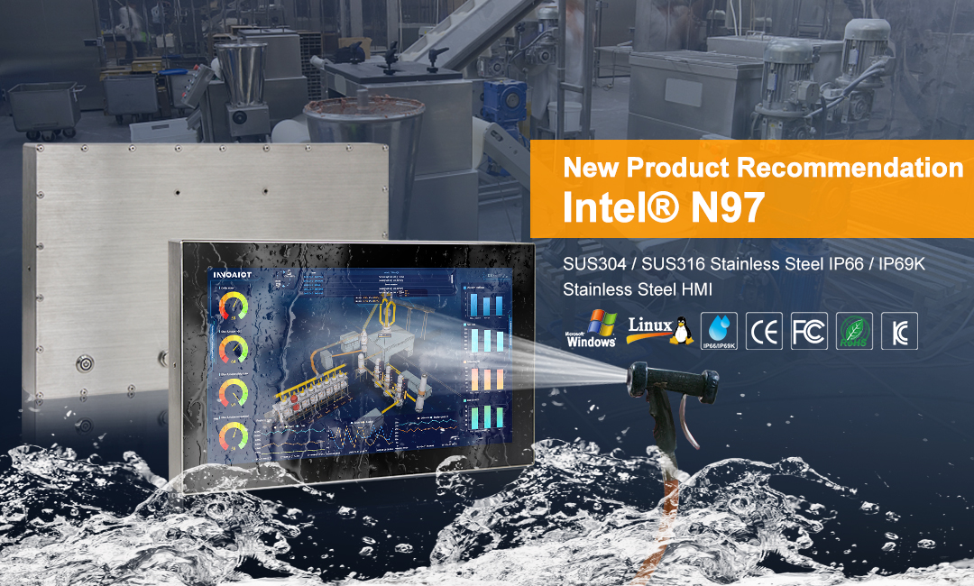 New Product Recommendation: Intel® Alder Lake-N N97 Stainless Steel Waterproof Panel PC Series