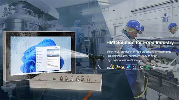 How to Select a Waterproof Industrial Computer for Food Processing: Key Features, IP Ratings, and Hygiene Standards