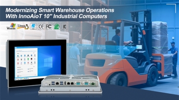 Modernizing Smart Warehouse Operations With InnoAioT 10"Industrial Computers